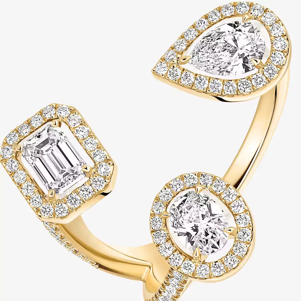 [[Regal Jewels] Diamond Ring 0,25ct My Twin Trilogy