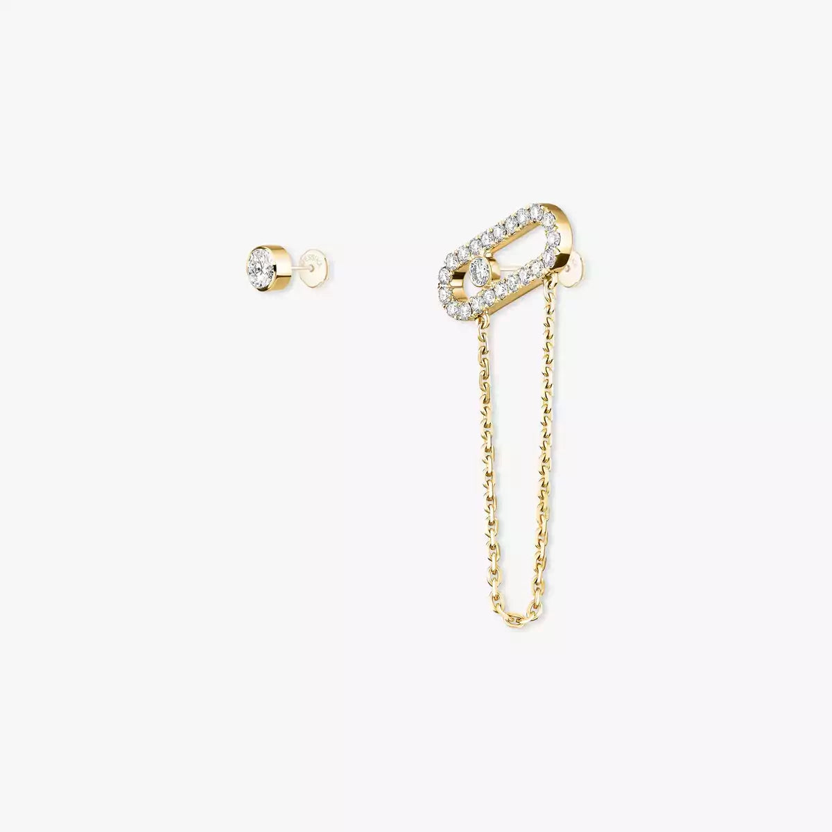 [Regal Jewels]Move Uno Diamond Earrings