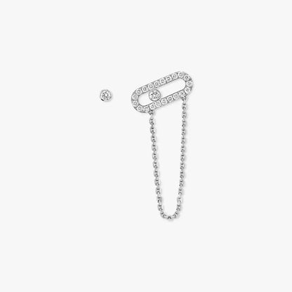 [Regal Jewels]Move Uno Diamond Earrings