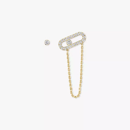 [Regal Jewels]Move Uno Diamond Earrings