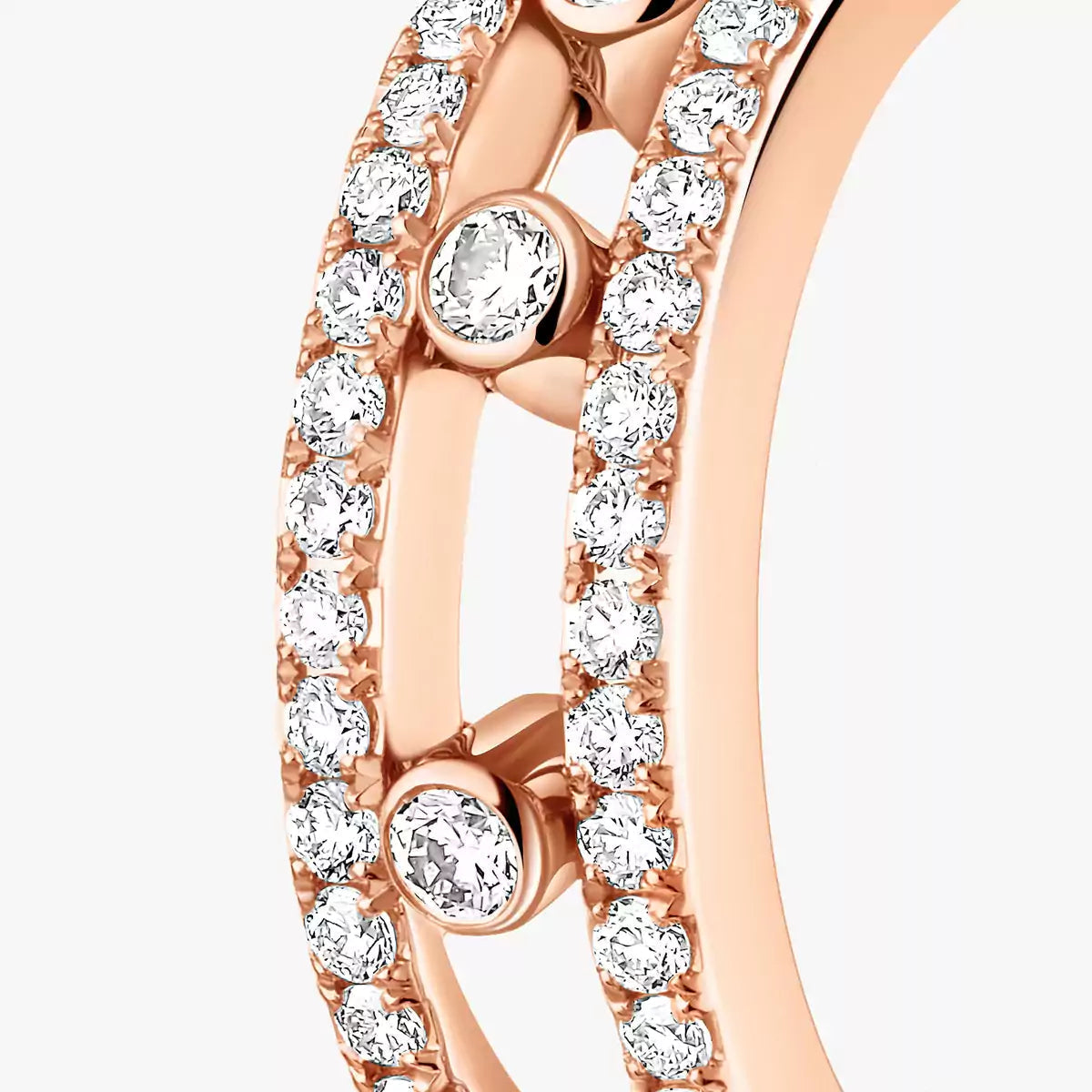 [Regal Jewels]Diamond Pave_ Hoop Earrings Move