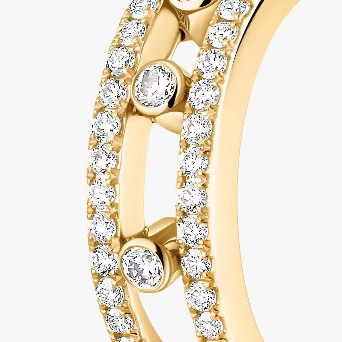 [Regal Jewels]Diamond Pave_ Hoop Earrings Move
