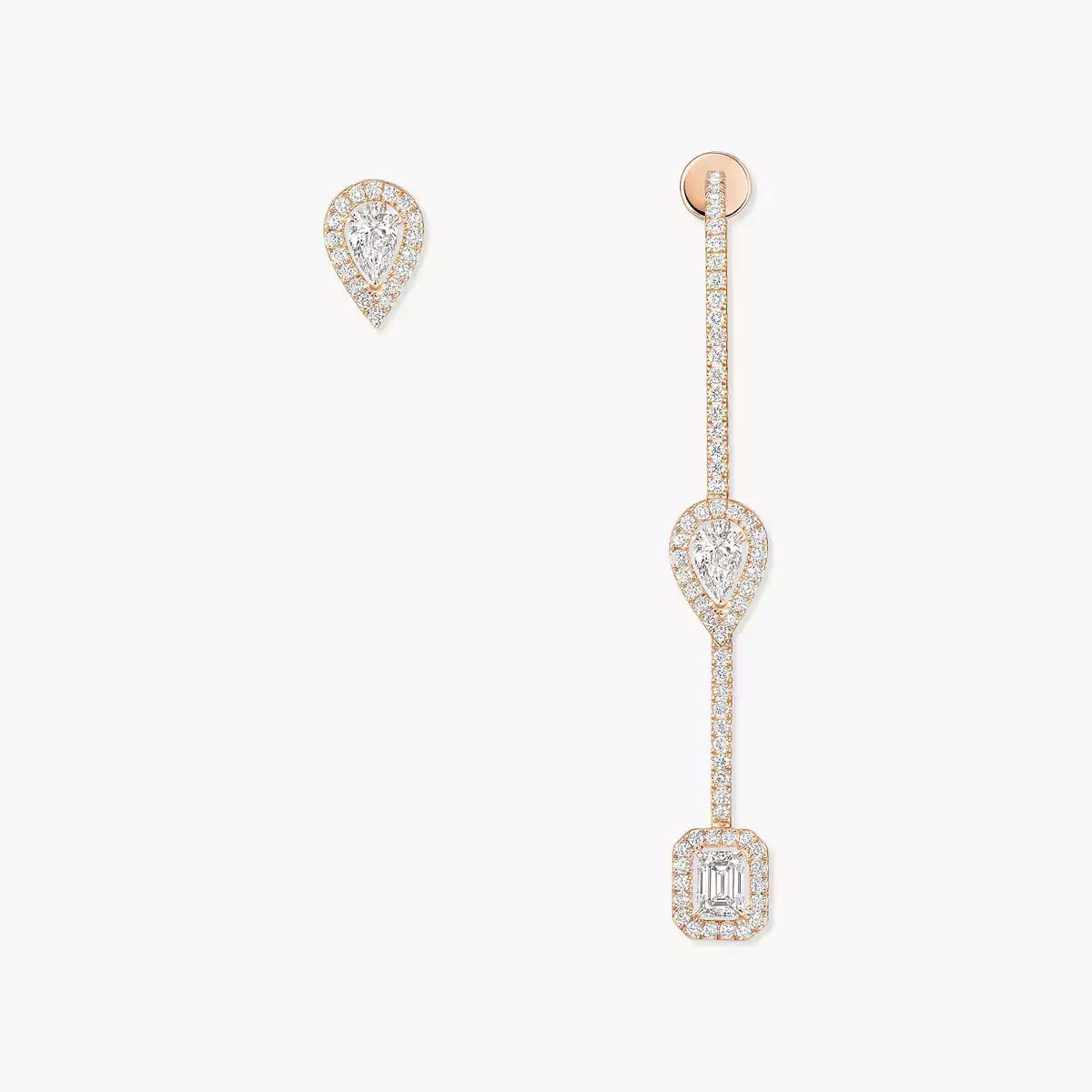 [Regal Jewels]Diamond Drop Earrings My Twin