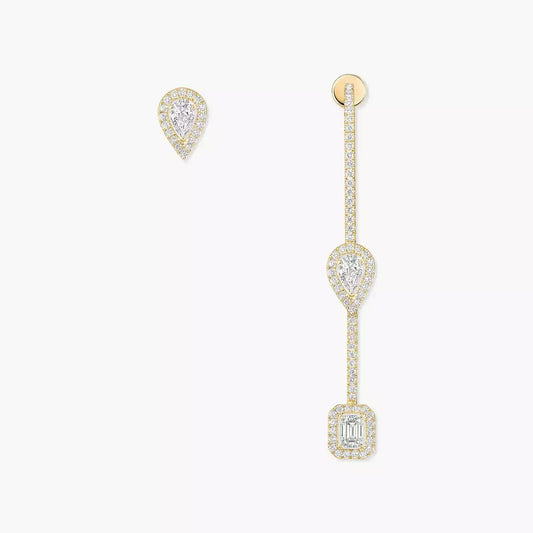 [Regal Jewels]Diamond Drop Earrings My Twin