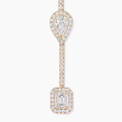 [Regal Jewels]Diamond Drop Earrings My Twin