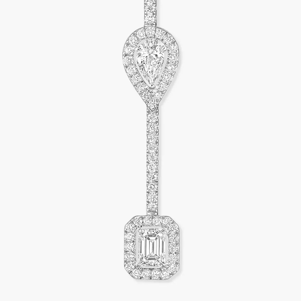 [Regal Jewels]Diamond Drop Earrings My Twin