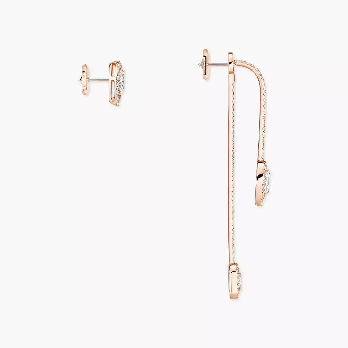 [Regal Jewels]Diamond Drop Earrings My Twin