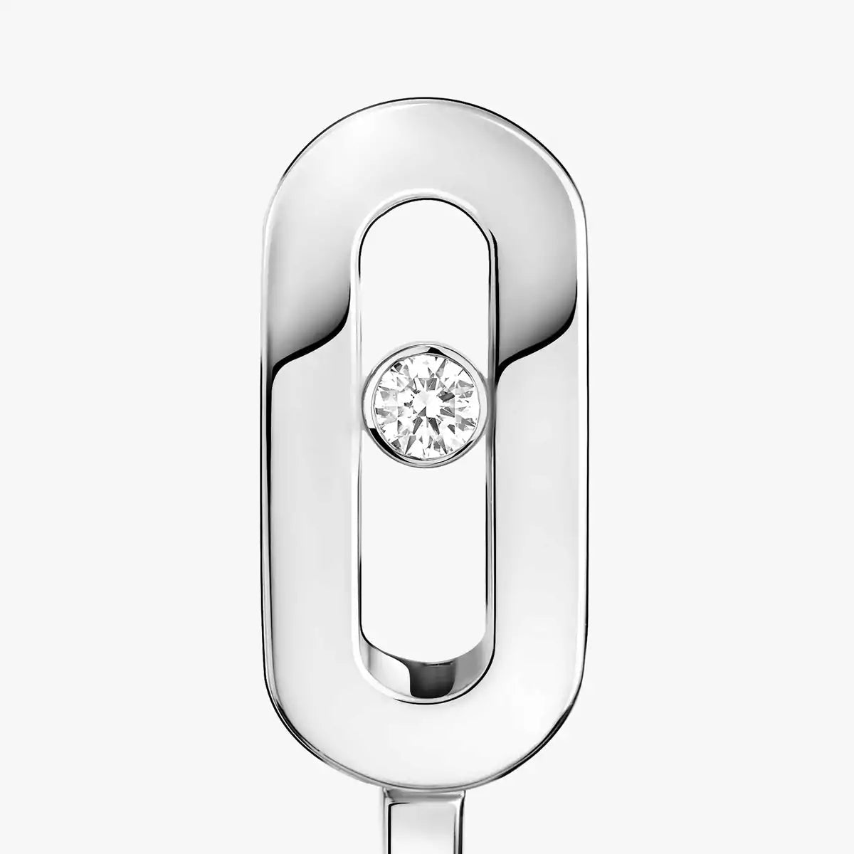 [Regal Jewels]Diamond Mini Hoop Earrings Move Classique