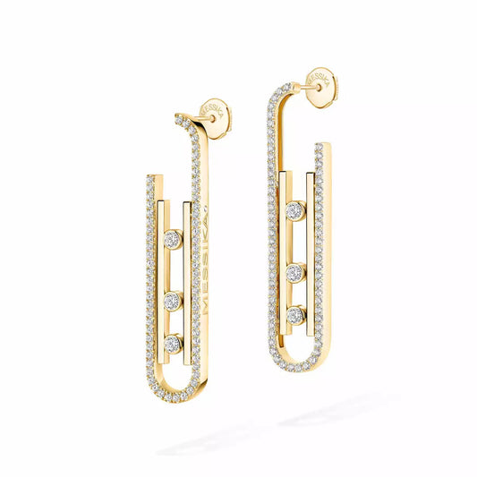 [Regal Jewels]Diamond Pendant Earrings Move 10Th