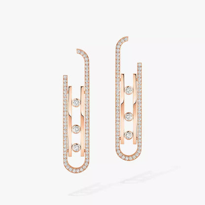 [Regal Jewels]Diamond Pendant Earrings Move 10Th