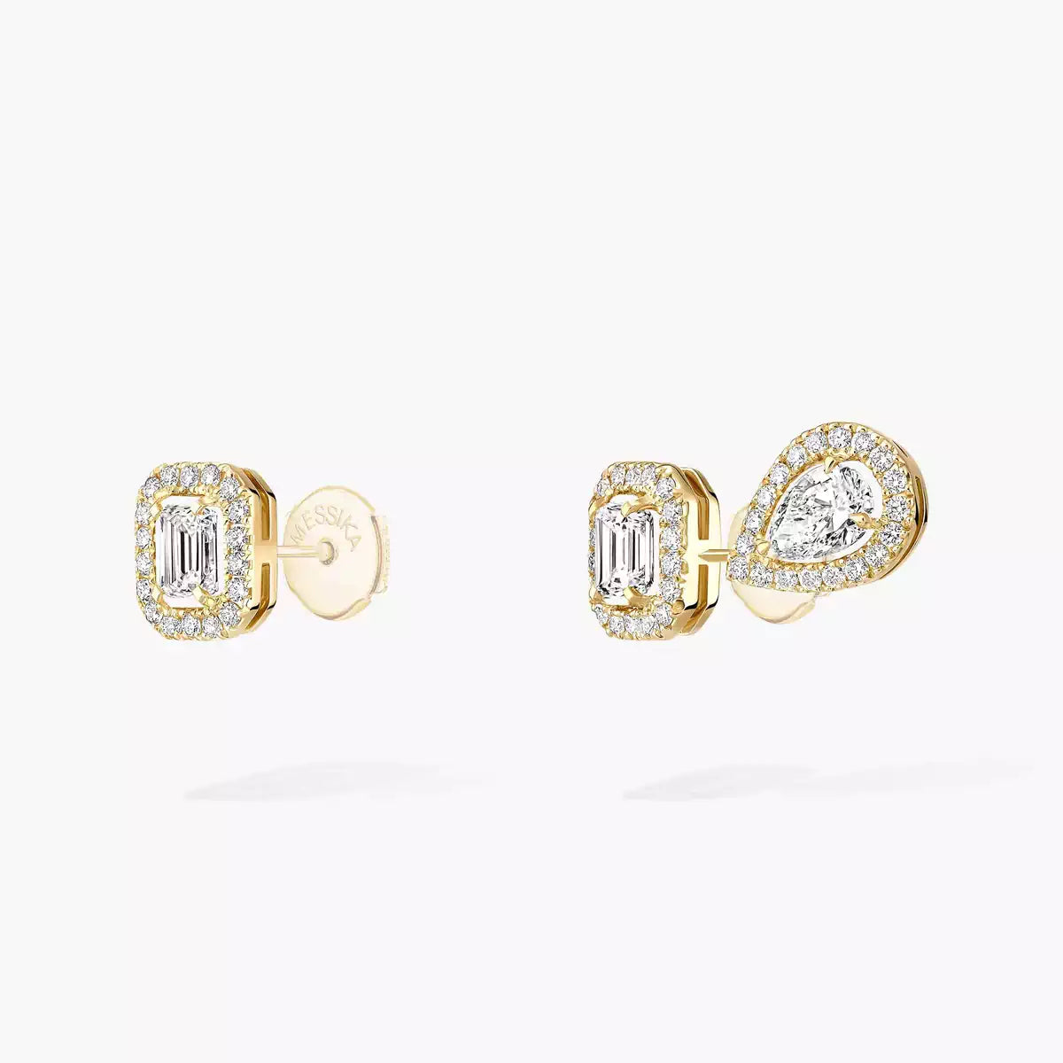 [Regal Jewels]Diamond Earrings 0,10ct My Twin 1+2