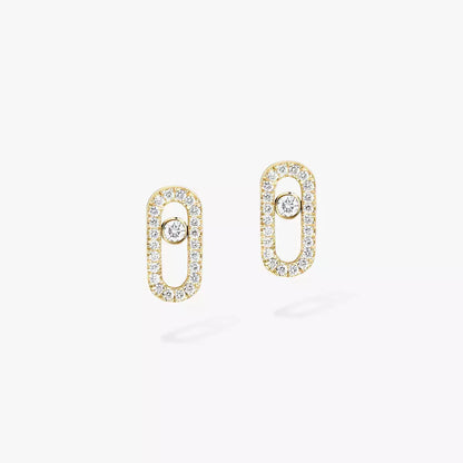 [Regal Jewels]Move Uno Diamond Earrings