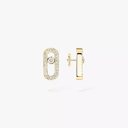 [Regal Jewels]Move Uno Diamond Earrings