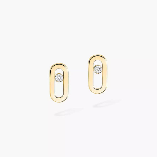 [Regal Jewels]Move Uno Diamond Stud Earrings