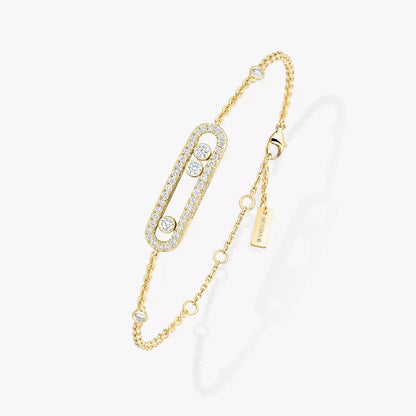 [Regal Jewels]Pavé Baby Move Diamond Bracelet