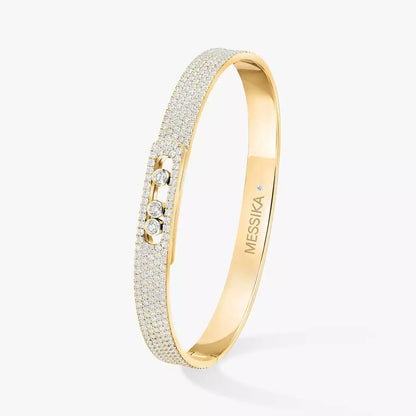 [Regal Jewels]Move Noa Full Pavé Diamond Bangle Bracelet