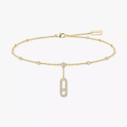 [Regal Jewels] Move Uno pavé ankle bracelet