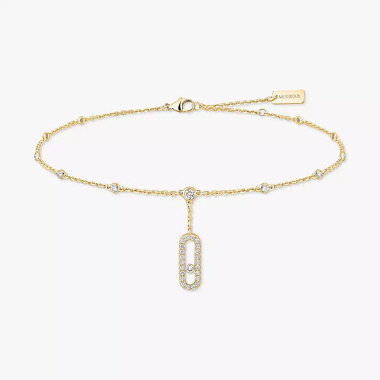 [Regal Jewels] Move Uno pavé ankle bracelet