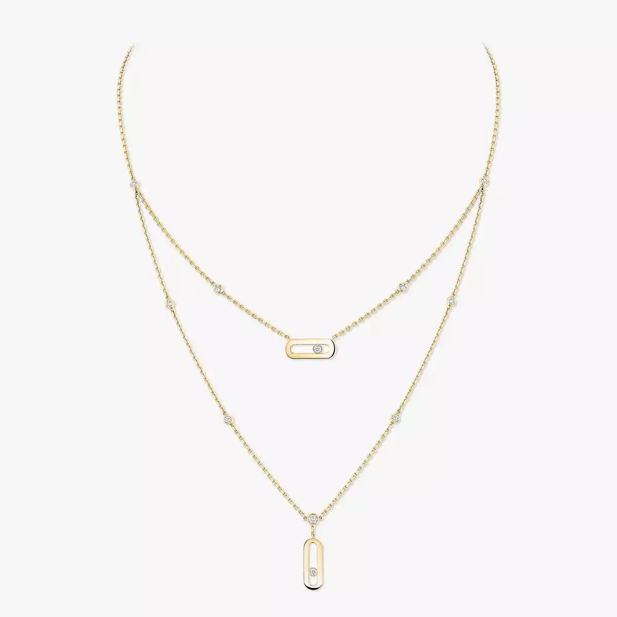 [Regal Jewels] Move Uno Diamond Necklace