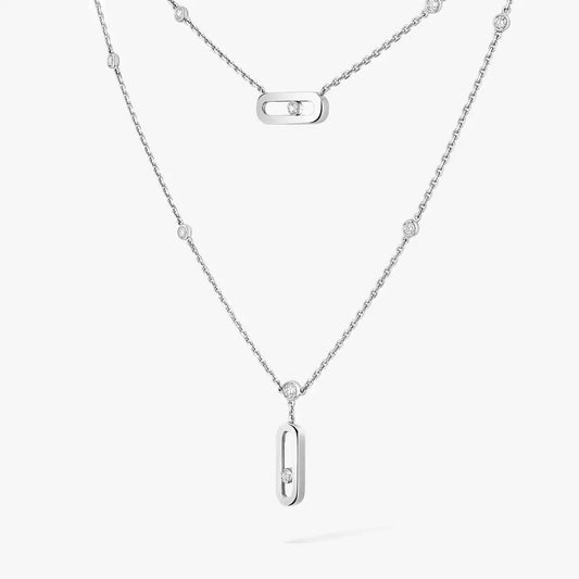 [Regal Jewels] Move Uno Diamond Necklace