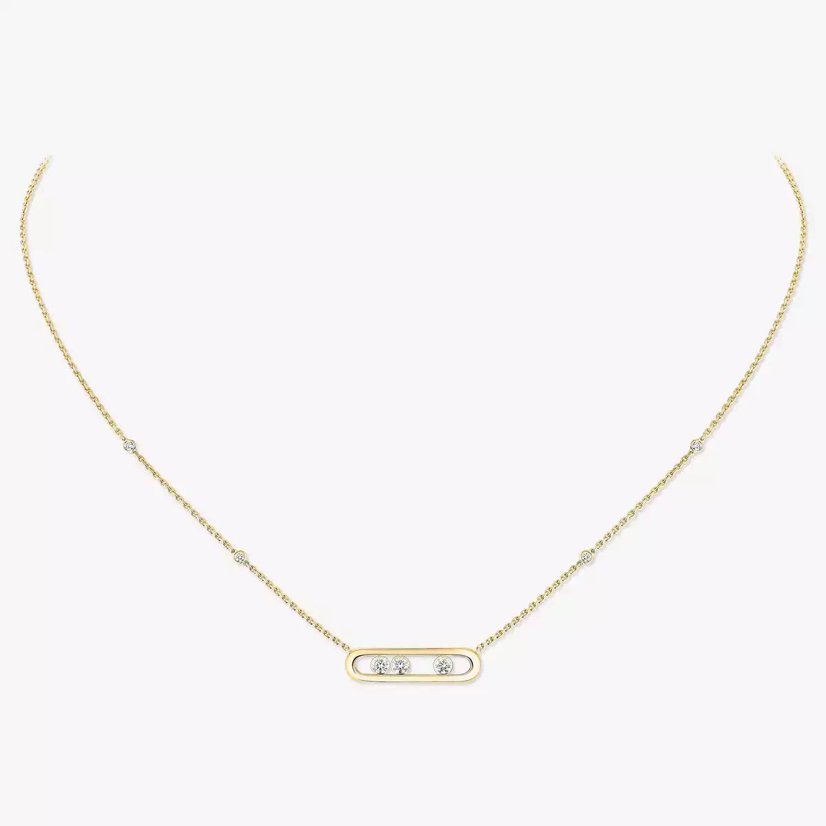 [Regal Jewels] Baby Move Gold Diamond Necklace