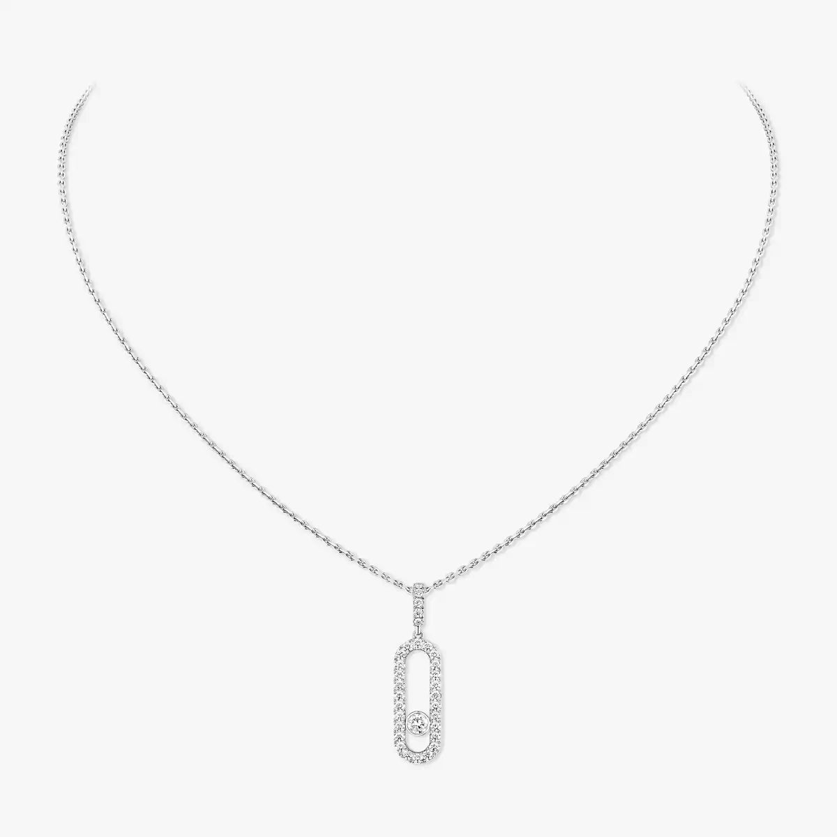 [Regal Jewels]Move Uno Diamond Necklace in Rose Gold