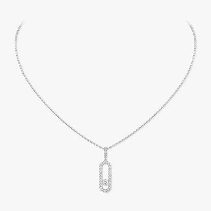 [Regal Jewels]Move Uno Diamond Necklace in Rose Gold