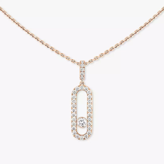 [Regal Jewels]Move Uno Diamond Necklace in Rose Gold