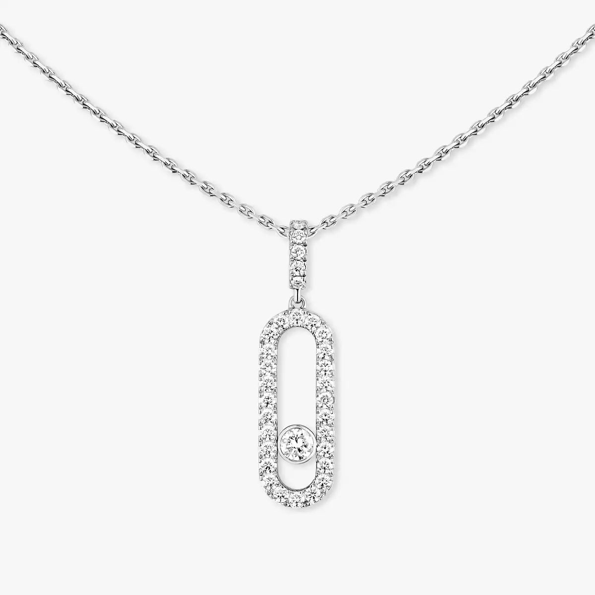 [Regal Jewels]Move Uno Diamond Necklace in Rose Gold