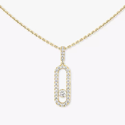 [Regal Jewels]Move Uno Diamond Necklace in Rose Gold