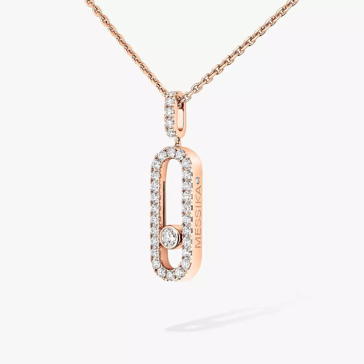[Regal Jewels]Move Uno Diamond Necklace in Rose Gold