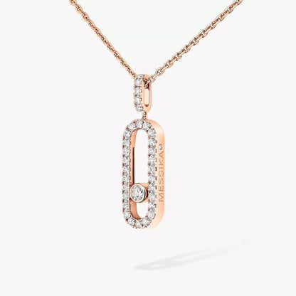 [Regal Jewels]Move Uno Diamond Necklace in Rose Gold