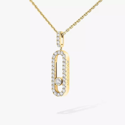 [Regal Jewels]Move Uno Diamond Necklace in Rose Gold