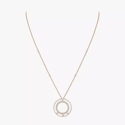 [Regal Jewels]Move Romane Long Pave_-Set Diamond Necklace