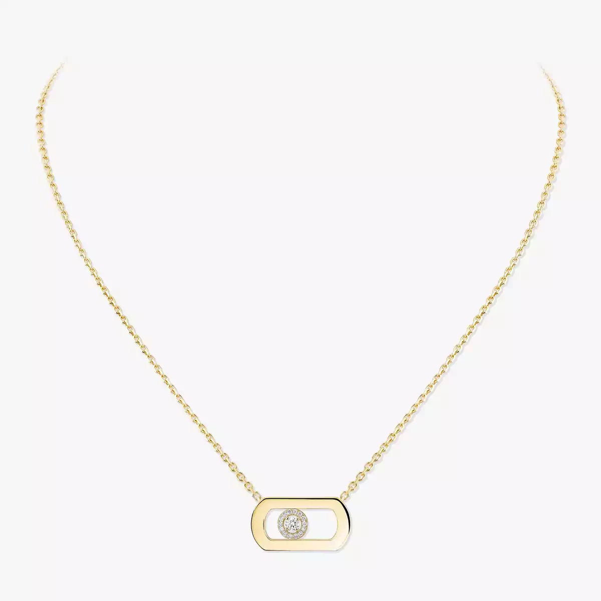 [Regal Jewels]So Move Diamond Necklace in Gold