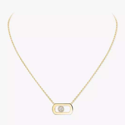 [Regal Jewels]So Move Diamond Necklace in Gold