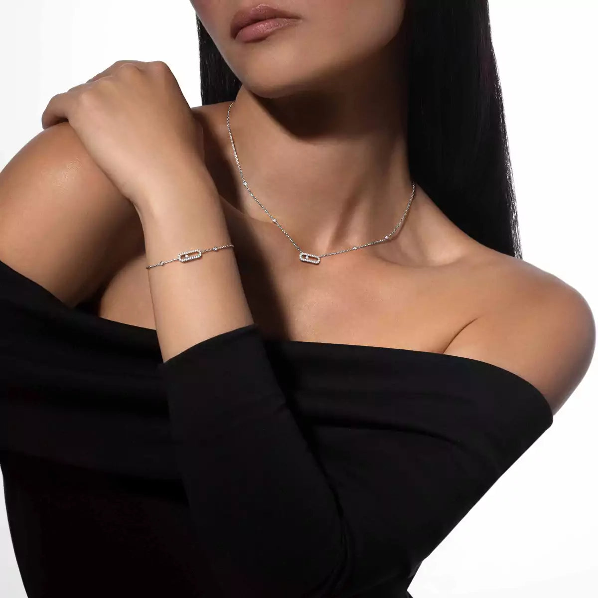 [Regal Jewels]Move Uno Diamond Bracelet