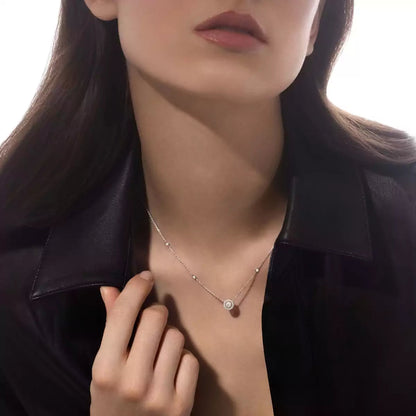 [Regal Jewels]Diamond Necklace 0,20ct Brilliant Shape Joy