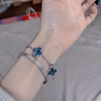 [Regal Jewels]CLOVER 5 MOTIF PIETERSITE BRACELET COLLECTION