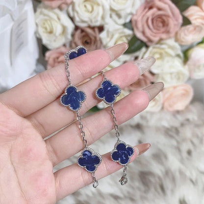 [Regal Jewels]CLOVER 5 MOTIF PIETERSITE BRACELET COLLECTION