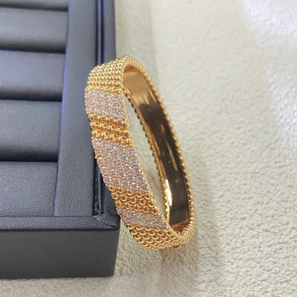 [Regal Jewels]  FIVE-ROW DIAMOND BRACELET