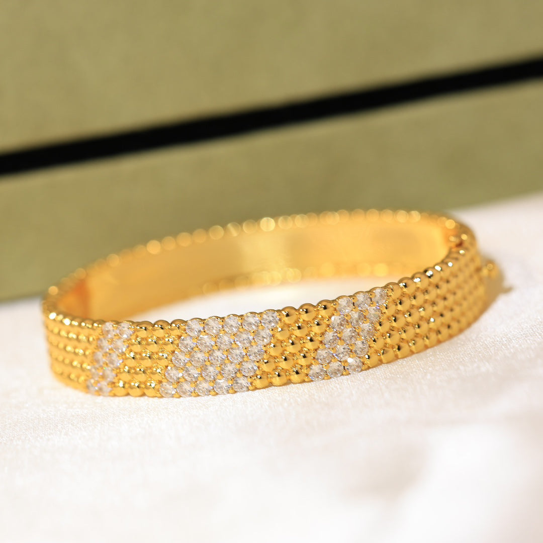 [Regal Jewels]  FIVE-ROW DIAMOND BRACELET