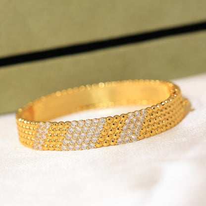 [Regal Jewels]  FIVE-ROW DIAMOND BRACELET