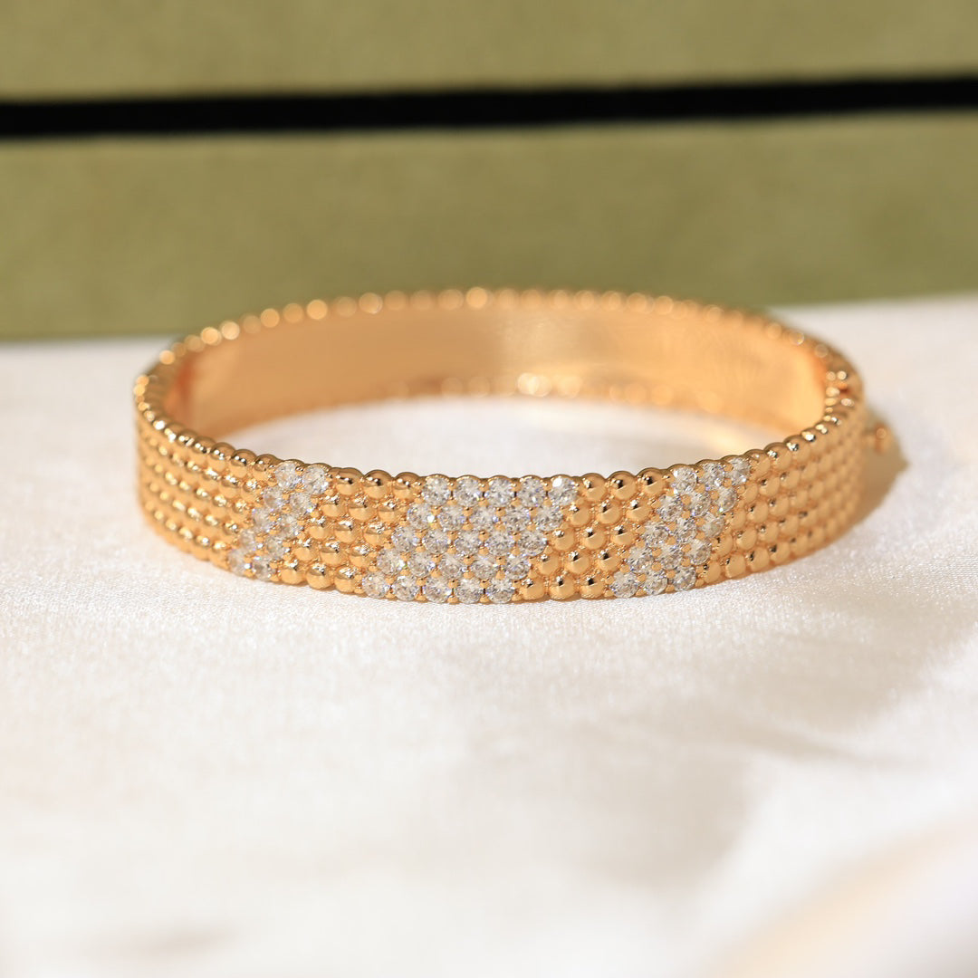 [Regal Jewels]  FIVE-ROW DIAMOND BRACELET