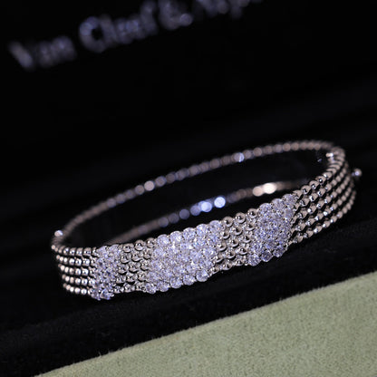 [Regal Jewels]  FIVE-ROW DIAMOND BRACELET