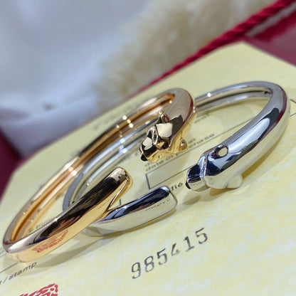[Regal Jewels]PANTHERE SILVER OPEN BRACELET